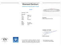 Witgouden tennisarmband met diamanten 16.20 carat - afbeelding 3 van  8