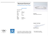 Witgouden tennisarmband met diamanten 3.00 carat - afbeelding 4 van  10