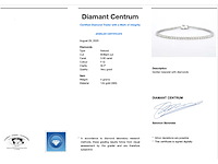 Witgouden tennisarmband met diamanten 3.00 carat - afbeelding 5 van  7