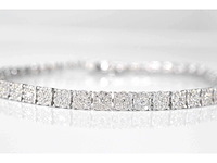Witgouden tennisarmband met diamanten 3.00 carat - afbeelding 5 van  8
