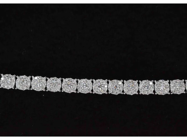 Witgouden tennisarmband met diamanten 3.00 carat - afbeelding 6 van  6