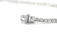 Witgouden tennisarmband met diamanten 3.00 carat - afbeelding 3 van  7