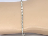 Witgouden tennisarmband met diamanten 3.00 carat - afbeelding 2 van  8