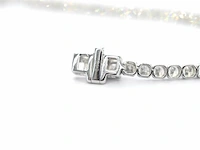 Witgouden tennisarmband met diamanten 3.00 carat - afbeelding 4 van  8