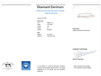 Witgouden tennisarmband met natuurlijke briljant geslepen diamanten 5.00 carat - afbeelding 3 van  9