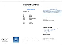 Witgouden tennisarmband met natuurlijke briljant geslepen diamanten - afbeelding 3 van  5