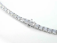 Witgouden tenniscollier briljant 22.00 ct - afbeelding 6 van  8