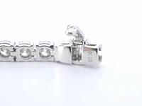 Witgouden tenniscollier briljant 22.00 ct - afbeelding 8 van  8