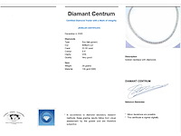 Witgouden tenniscollier met briljant geslepen diamanten 22.00 carat - afbeelding 3 van  8