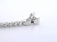 Witgouden tenniscollier met briljant geslepen diamanten van 10.00 carat - afbeelding 7 van  10