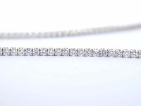Witgouden tenniscollier met briljant geslepen diamanten van 10.00 carat - afbeelding 8 van  10