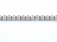 Witgouden tenniscollier met diamanten 3.00 carat - afbeelding 6 van  9