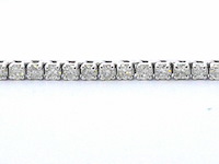 Witgouden tenniscollier met diamanten 3.00 carat - afbeelding 6 van  10