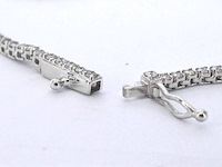 Witgouden tenniscollier met diamanten 3.00 carat - afbeelding 6 van  8