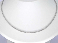 Witgouden tenniscollier met diamanten 3.00 carat - afbeelding 1 van  10