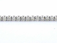 Witgouden tenniscollier met diamanten 3.00 carat - afbeelding 6 van  10