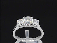 Witgouden trinity ring briljant 1.50 ct