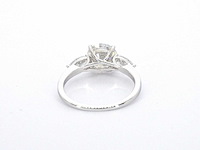 Witgouden trinity ring diamant 2.00 carat - afbeelding 8 van  9