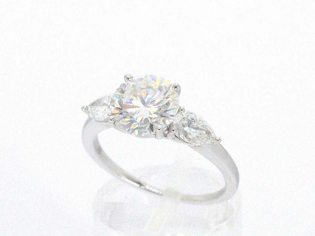 Witgouden trinity ring diamant 2.00 ct - afbeelding 3 van  9