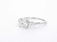 Witgouden trinity ring diamant 2.00 ct - afbeelding 4 van  9