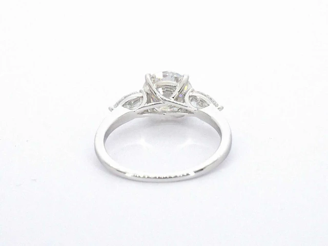 Witgouden trinity ring diamant 2.00 ct - afbeelding 7 van  9