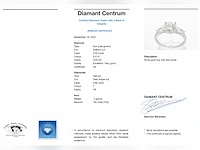Witgouden trinity ring diamant 2.00 ct - afbeelding 9 van  9