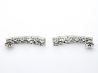 Witgouden vintage oorhangers met natuurlijke diamanten van 2.00 carat totaal - afbeelding 12 van  13