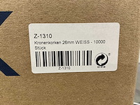 Witte kroonkurken 26mm (10000x) - afbeelding 7 van  7