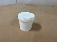 Witte kunststof beker (365ml) (13230x)