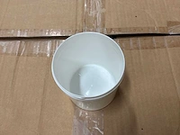 Witte kunststof potten (650 ml) (1650x) - afbeelding 2 van  3
