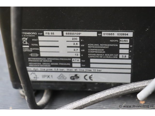 Wittenborg de freshbrew koffieautomaat fb55 65500105 - afbeelding 2 van  11