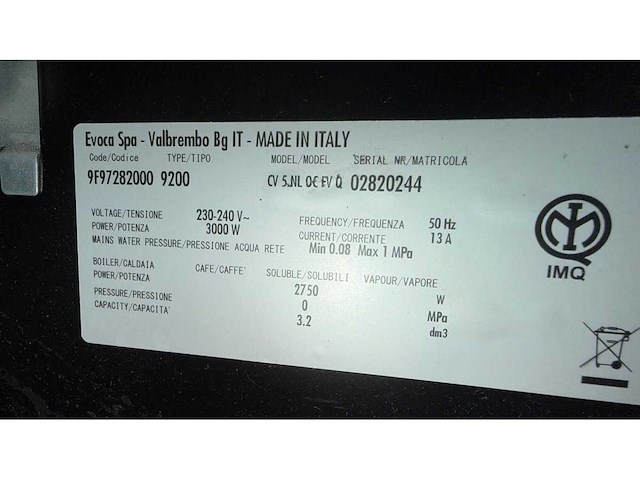 Wittenborg / douwe egberts 9200-cv5nl touchscreen meerkeuze koffiemachine - afbeelding 3 van  4
