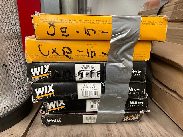 Wix air filter (6x) - afbeelding 3 van  3