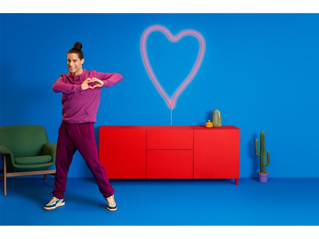 Wiz led strip neon flex 3 meter rgbic 12v - afbeelding 4 van  4