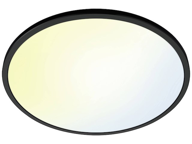 Wiz plafondlamp superslim zwart 22w - afbeelding 1 van  5