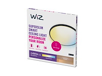 Wiz plafondlamp superslim zwart slimme led-verlichting - afbeelding 3 van  5