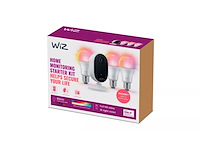 Wiz starterkit home monitoring wiz camera en 3 slimme led lampen