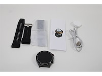 Wizbay premium select 1.5inch sport smartwatch retina gps bellen rvs zwart - afbeelding 1 van  1