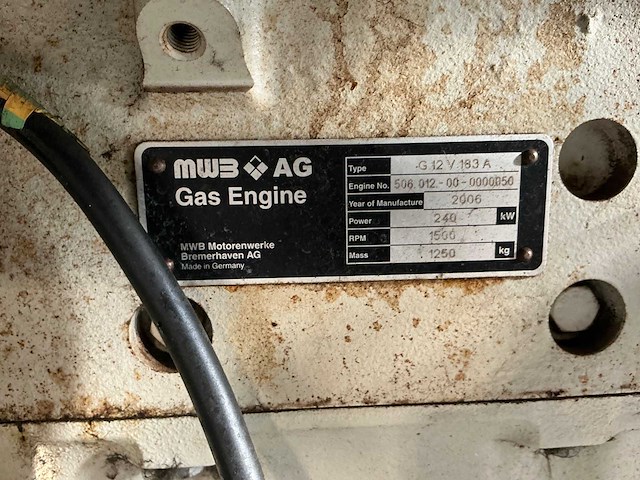 Wkk - g12v 183a - power generator - 2006 - afbeelding 16 van  16