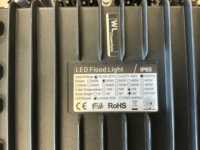 Wls lighting - industriële led schijnwerpers (led flood lights) (8x) - afbeelding 18 van  20