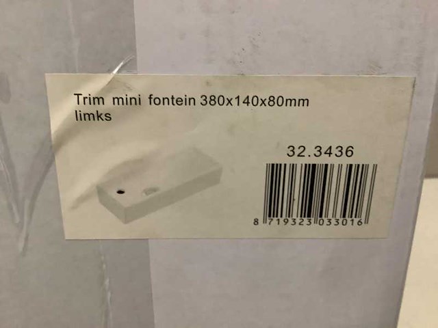 Wm - fontein mini links verschillende maten (2x) - afbeelding 1 van  4