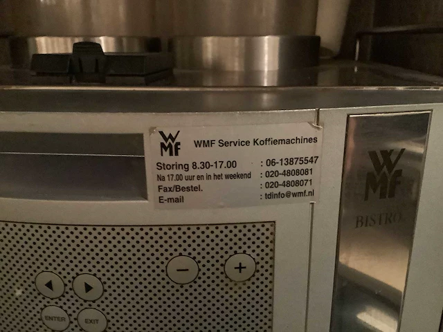 Wmf - bistro - coffee machine - afbeelding 5 van  7