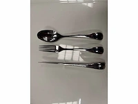 Wmf onda - bestekset dessert - tafelvork/tafelmes/eetlepel (100x) - afbeelding 2 van  2