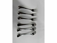 Wmf onda tafelvorken 18/10 roestvrij staal 20cm (100x) - afbeelding 4 van  5