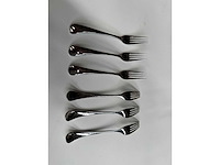 Wmf onda tafelvorken 18/10 roestvrij staal 20cm (400x) - afbeelding 4 van  5