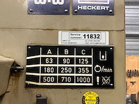 Wmw heckert bs40 kolomboormachine - afbeelding 9 van  18