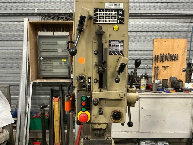 Wmw heckert bs40 kolomboormachine - afbeelding 17 van  18