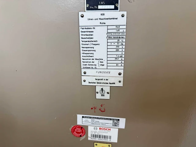 Wmw ruhla - fuw250/iv - freesbank - afbeelding 8 van  8