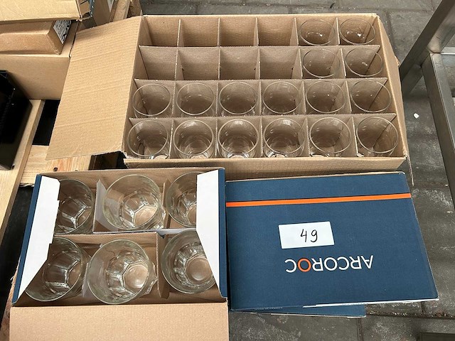 W.o. arcoroc - partij glaswerk - afbeelding 2 van  5