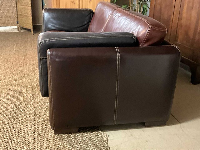 Wocrow lederen bankstel - afbeelding 4 van  13